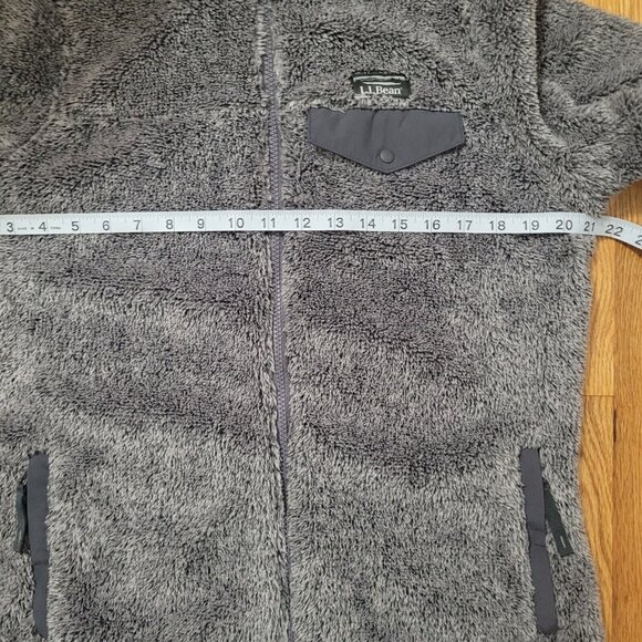 L.L. Bean Hi-Pile Fleece Jacket Women's Size Medium Full Zip Jacket Soft Warm - Picture 6 of 8